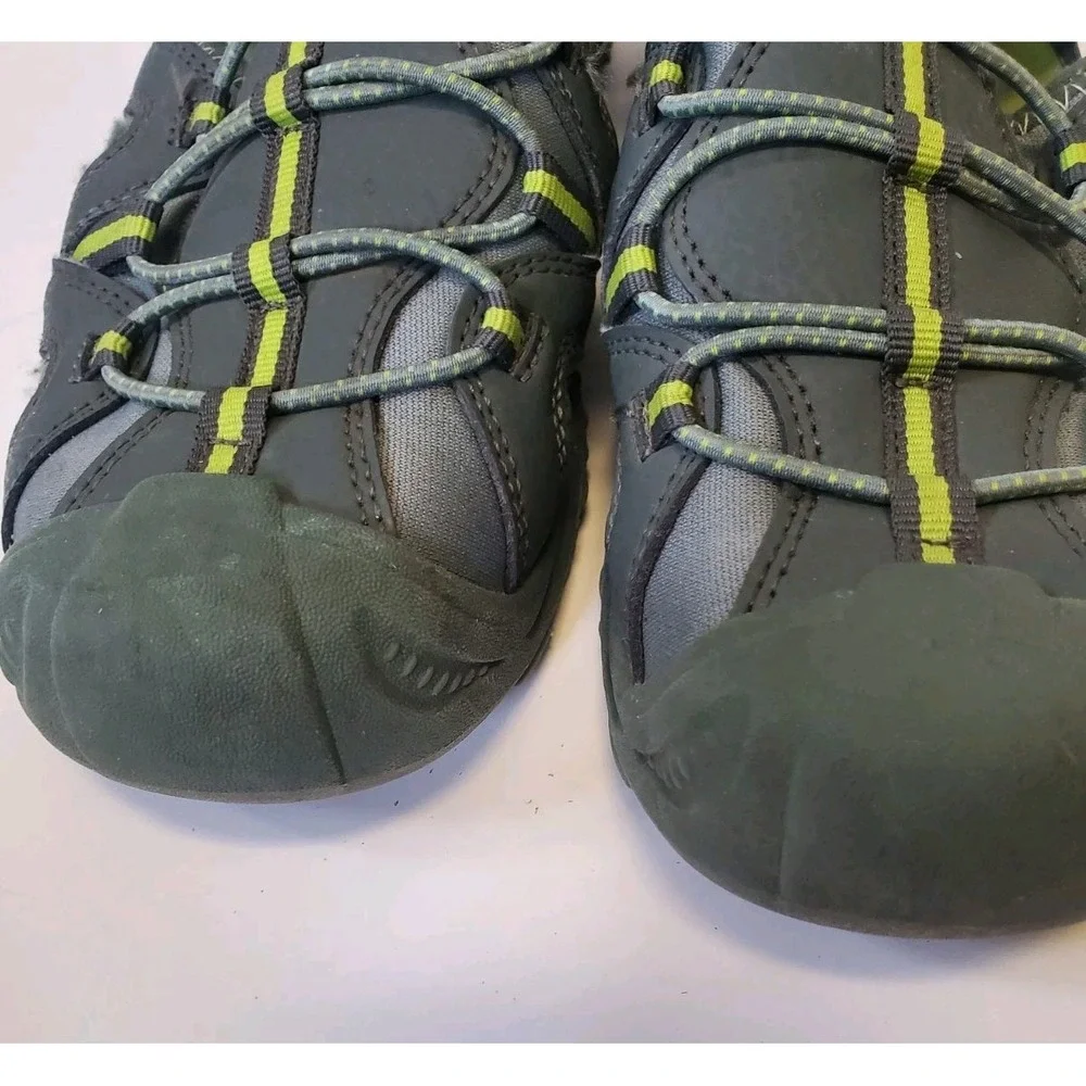 Merrell Hydro 2 Hiker Closed Toe Sandals Gray Green Water Shoes Big Kids Size 6M